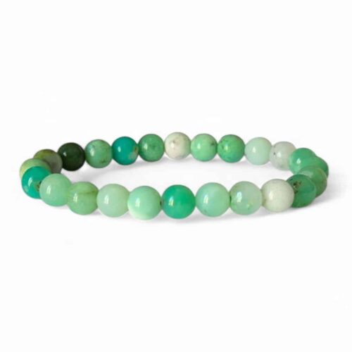 bracelet chrysoprase 8 mm