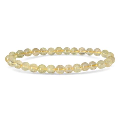 bracelet citrine 6mm