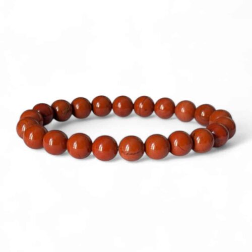 bracelet jaspe rouge 8mm