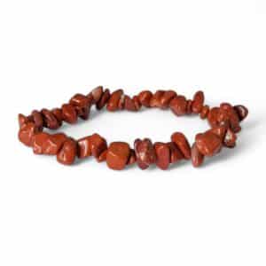 bracelet jaspe rouge baroque
