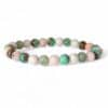 bracelet opale rose et chrysoprase