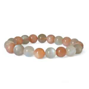 bracelet pierre de lune multicolore 10mm (3)