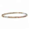 bracelet pierre de lune multicolore 4mm