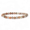 bracelet pierre de lune multicolore 6mm