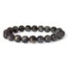 bracelet pierre de lune noire 10mm