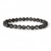bracelet pierre de lune noire 7mm