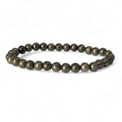 bracelet pyrite 6mm