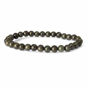 bracelet pyrite 6mm