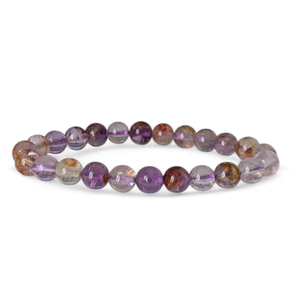 Bracelet Lépidolite Boules 8 mm main image 0