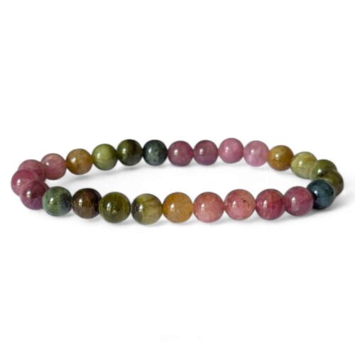 bracelet tourmaline multicolore 7mm (3)
