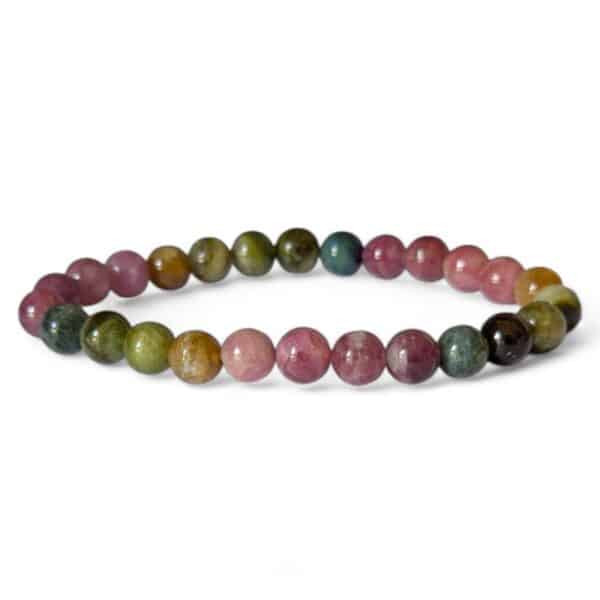 bracelet tourmaline multicolore 7mm (3)