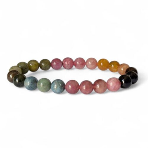 bracelet tourmaline multicolore 8mm (2)