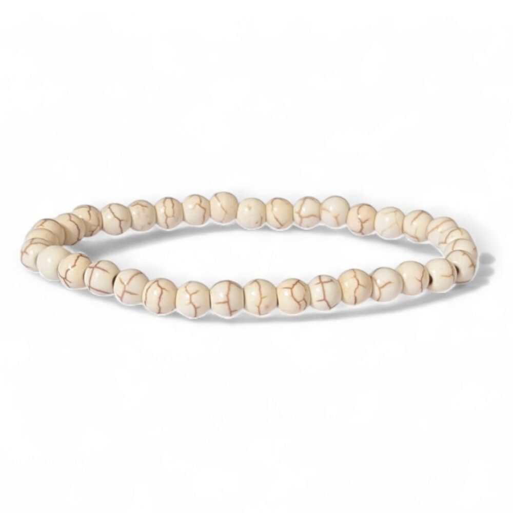 bracelet magnesite 6mm