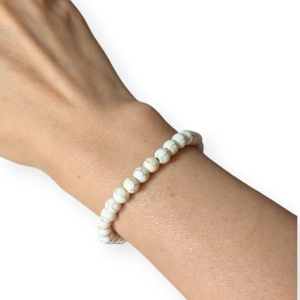 bracelet magnesite 6mm