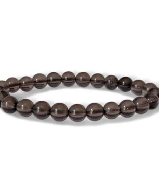 bracelet obsidienne larme d'apache 8mm