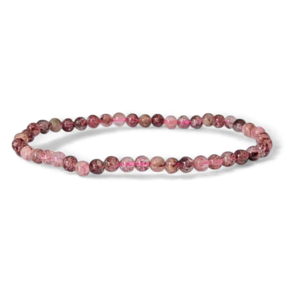 bracelet quartz fraise 4mm