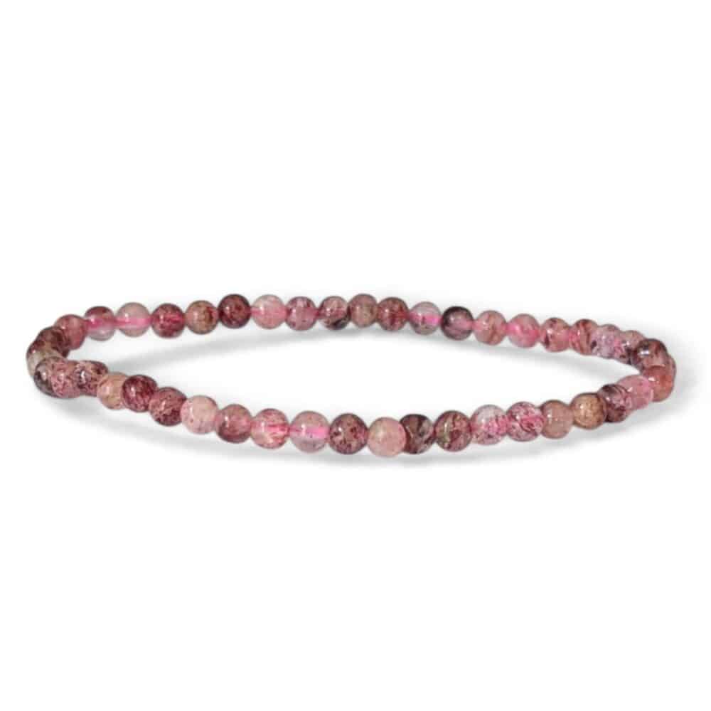 bracelet quartz fraise 4mm
