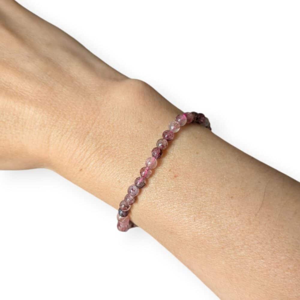 bracelet quartz fraise 4mm