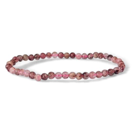 bracelet quartz fraise 4mm