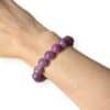 bracelet rubis 10mm