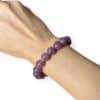bracelet rubis 10mm