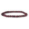 bracelet spinelle rouge 5mm