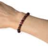 bracelet spinelle rouge 6m
