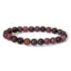 bracelet spinelle rouge 8mm