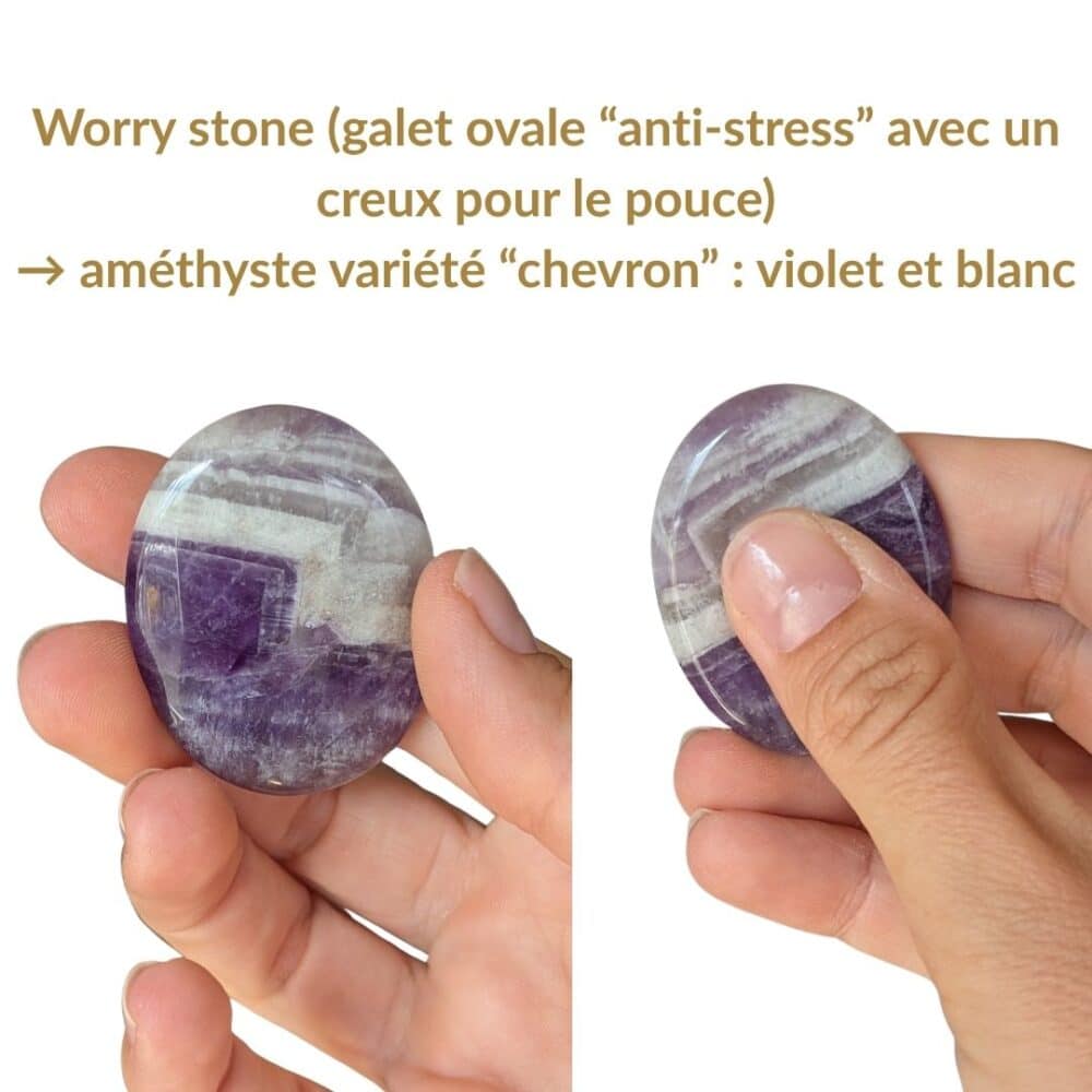 lot améthyste rubanée