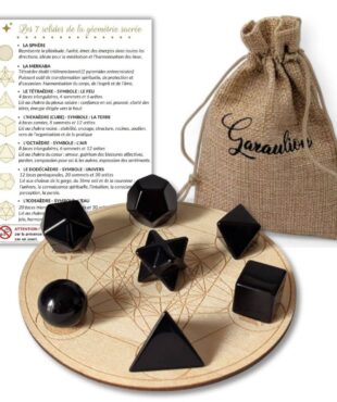 7 solides obsidienne