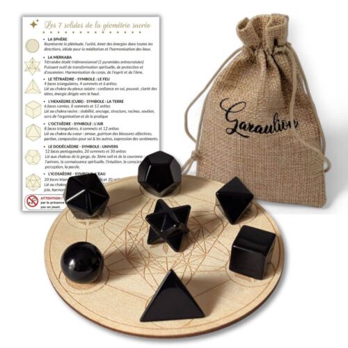 7 solides obsidienne