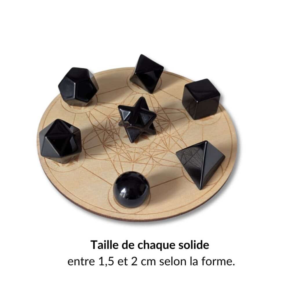 7 solides obsidienne
