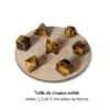 7 solides oeil de tigre