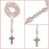 chapelet quartz rose
