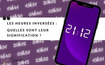 Signification des heures inversées