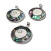 pendentif shiva et ormeau