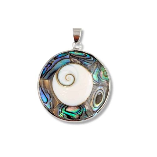 pendentif shiva et ormeau