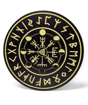 planche divinatoire runiques noire