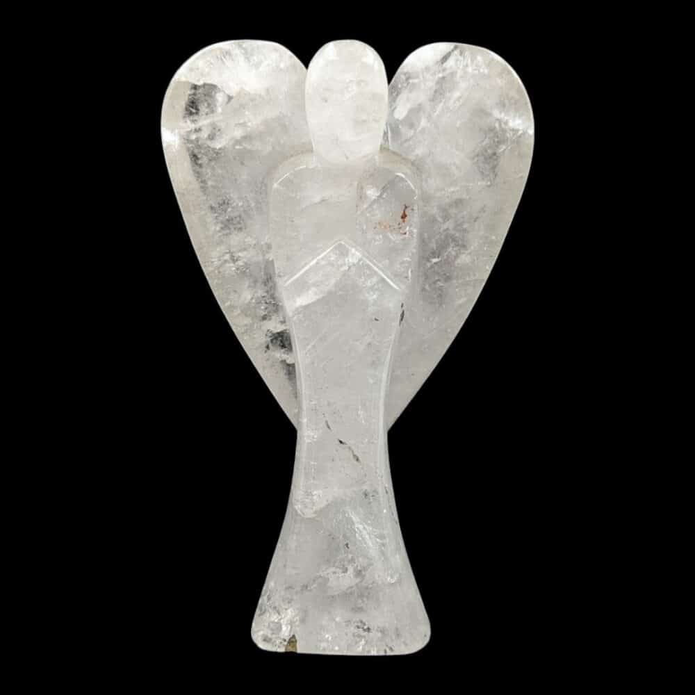 Grand ange en cristal de roche