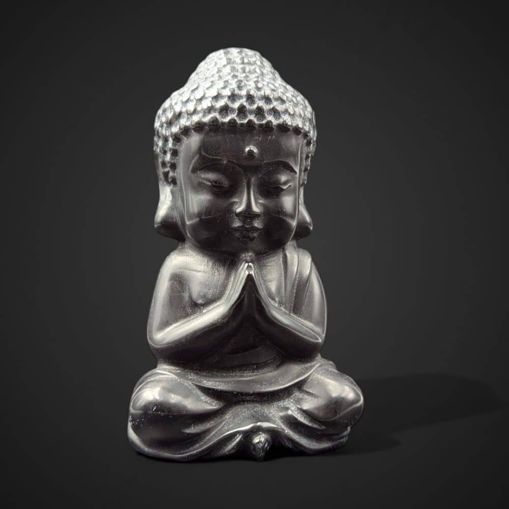 grand bouddha obsidienne