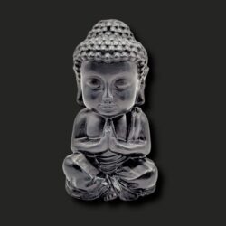grand bouddha obsidienne noire