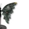Gros plan sur l'aile droite du papillon en jaspe héliotrope et ses dessins naturels