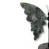 Dimensions du papillon décoratif en jaspe héliotrope, modèle 01