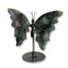 Dimensions du papillon décoratif en jaspe héliotrope, modèle 01