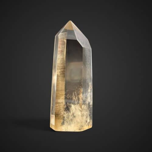 pointe citrine naturelle 121g