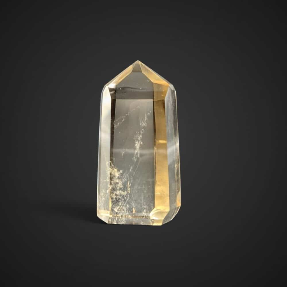 pointe citrine naturelle 74g