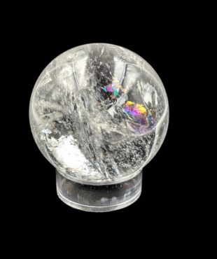 sphère cristal de roche