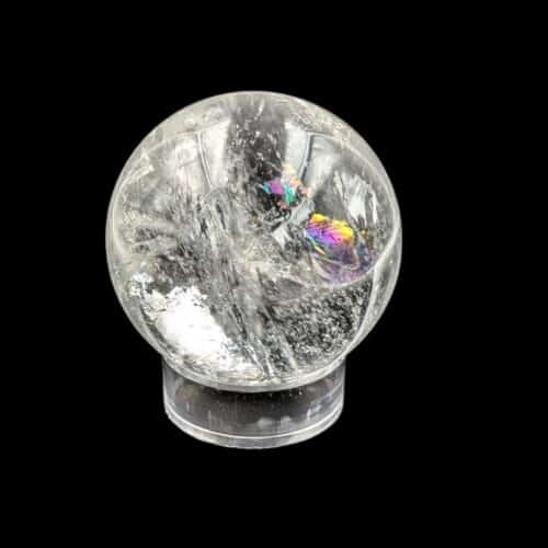 sphère cristal de roche