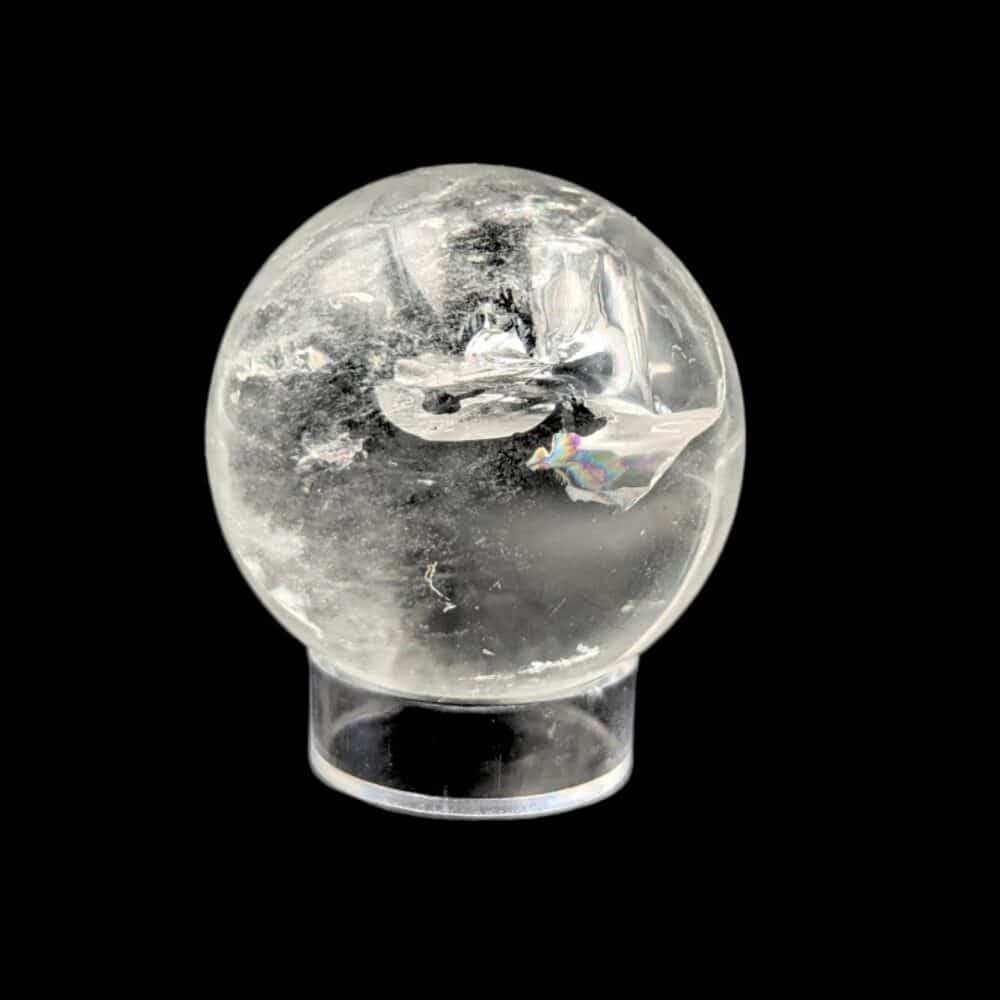 sphère cristal de roche