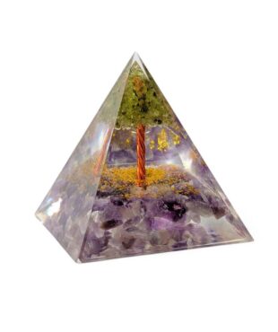 orgonite arbre améthyste